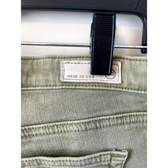 Adriano Goldschmied Womens Jeans 28R Sage Green The Legging Ankle Super Skinny - Picture 3 of 7